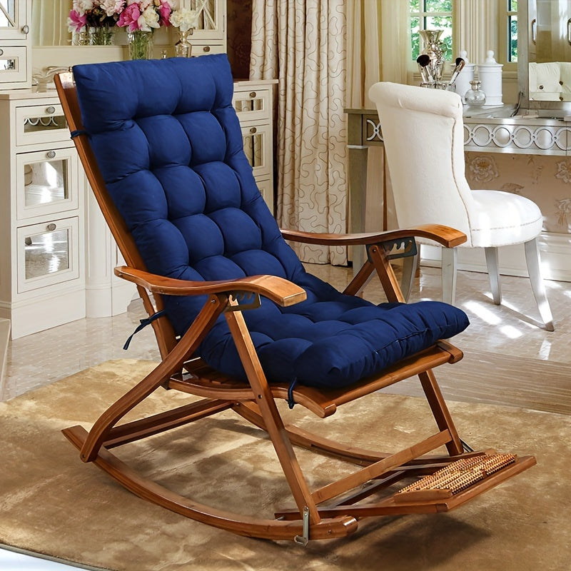 Thickened Polyester Seat Cushion for Home Office Floor Use Washable Solid Color Chair Pad