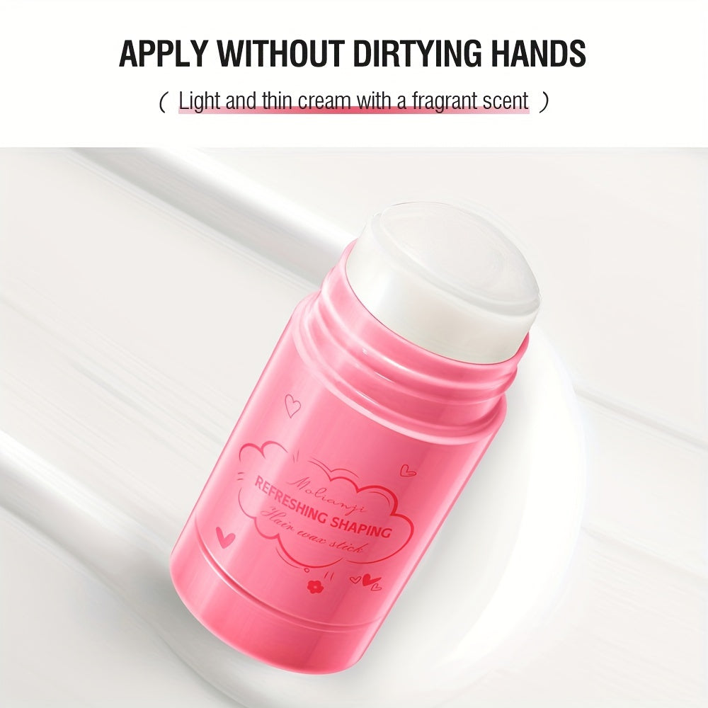 Miss Chic sochni ushlab turuvchi mum tayoqchasi barcha soch turlari uchun uzoq muddatli, yog'siz ushlashni taklif etadi va portativ, pushti mat finishga ega.