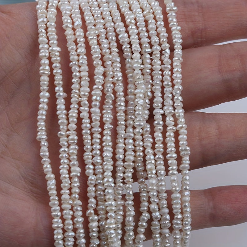 Natural Freshwater Pearl Necklace 18cm Single Strand 2-3mm Jewelry