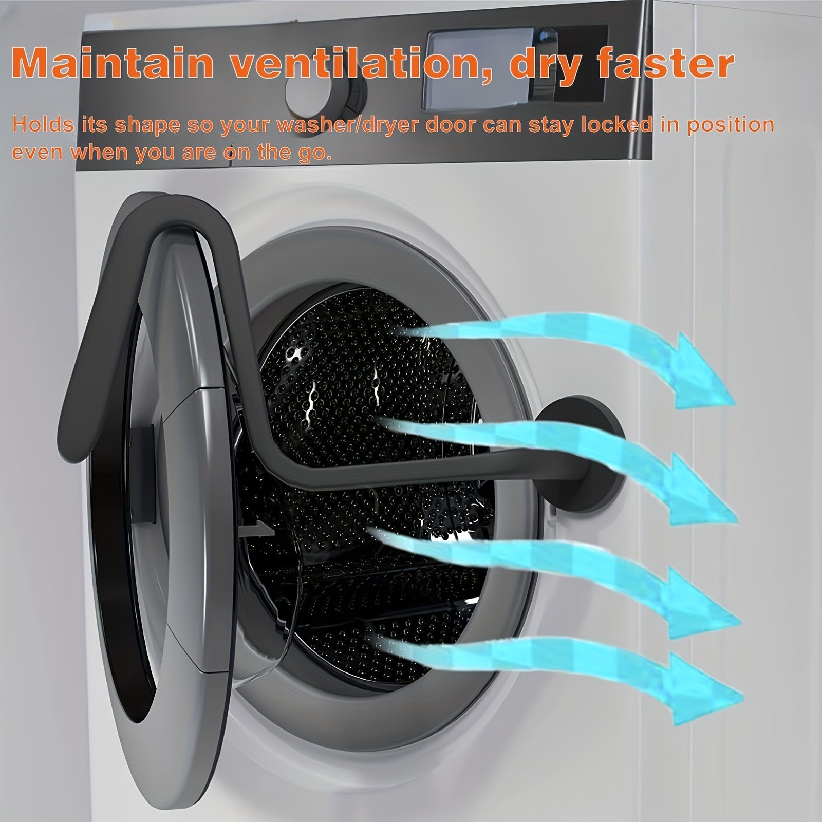 Magnetic Washer Door Prop for Front Load Washing Machines Durable Secure