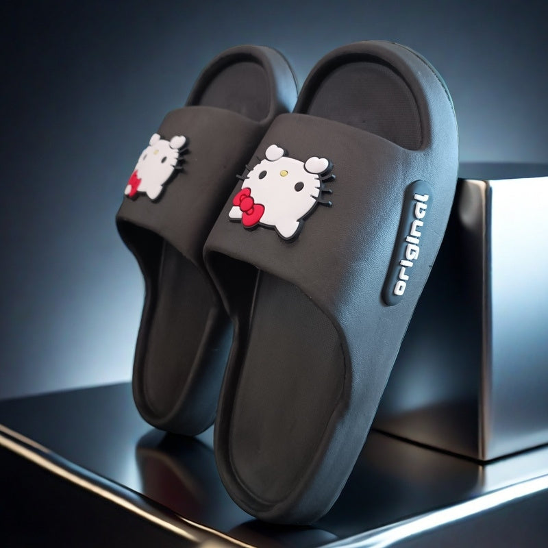 Ayollar uchun yopiladigan ichki va tashqi uy poyabzali, yostiqlangan EVA, sirpanmaydigan, qulay