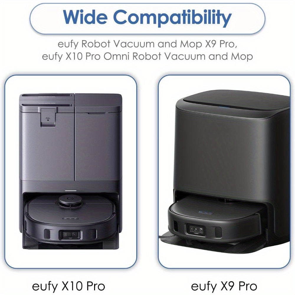 10 dona almashtirish yon cho'tkalar robot changyutgich uchun mustahkam plastmassa, ko'k kliplar