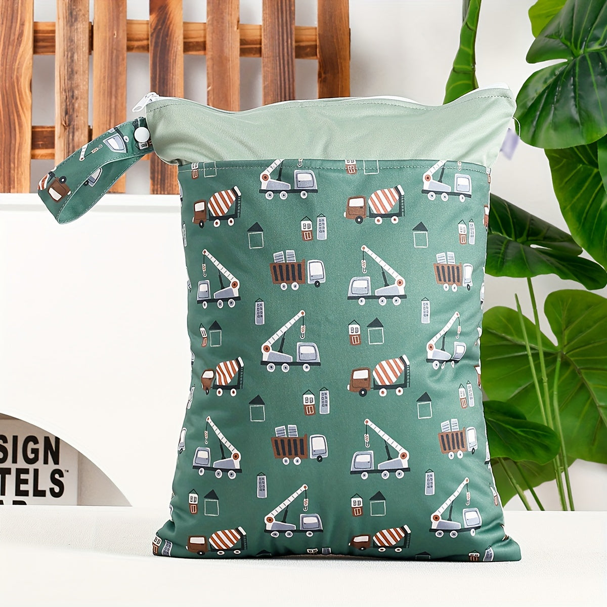 Водонепроницаемая сумка для влажных и сухих вещей - прочный полиэстеровый мешок с молнией для пляжа, бассейна, спортзала, путешествий - подходит для детей от 14 лет и старше, 1 штука