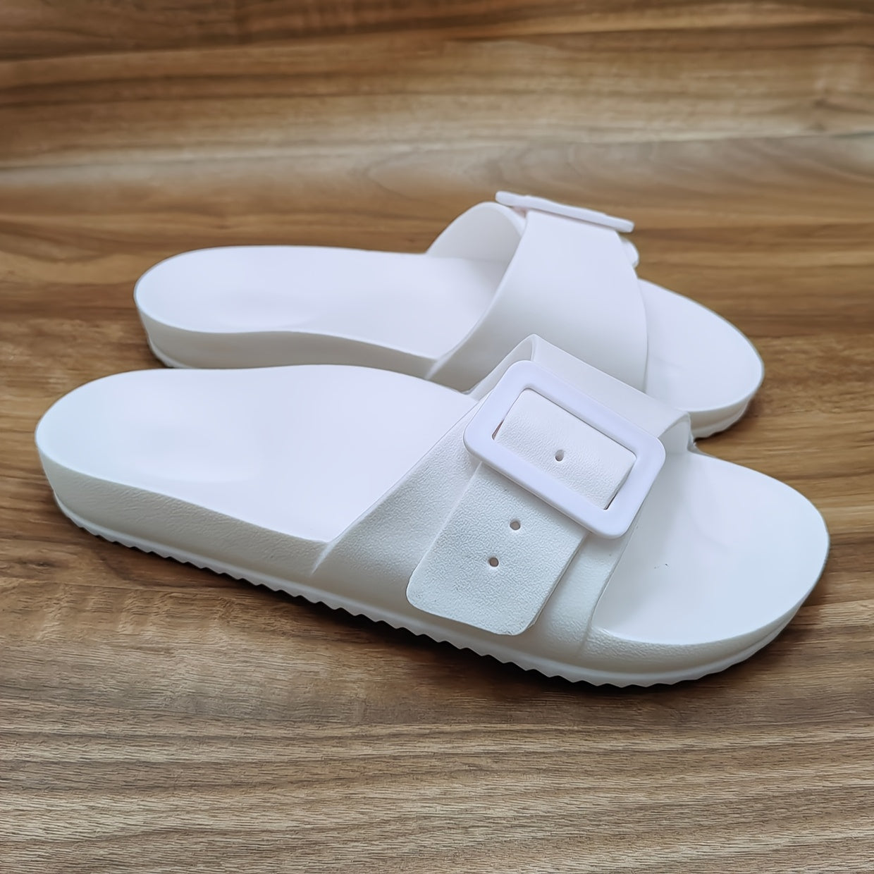 Ayollar uchun nafas oladigan EVA ochiq barmoqli slayd sandalilar, sozlanadigan burilish bilan plyaj poyabzali