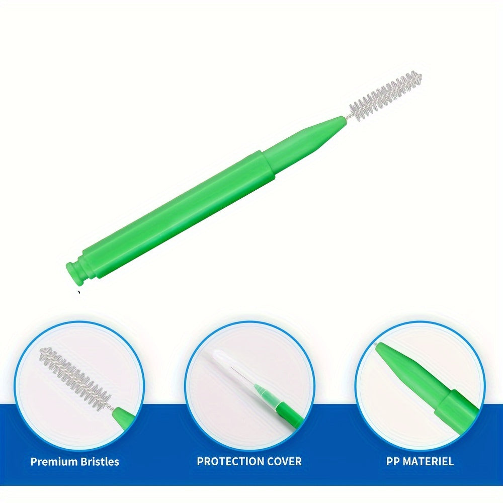 60-тайлам полипропилен тиш олиш учун оралиқ тиш щёткалари