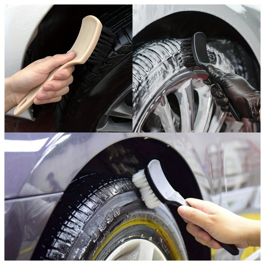 Auto Car Tire Rim Brush Wheel Hub Cleaning Brush Detailing Accessory
