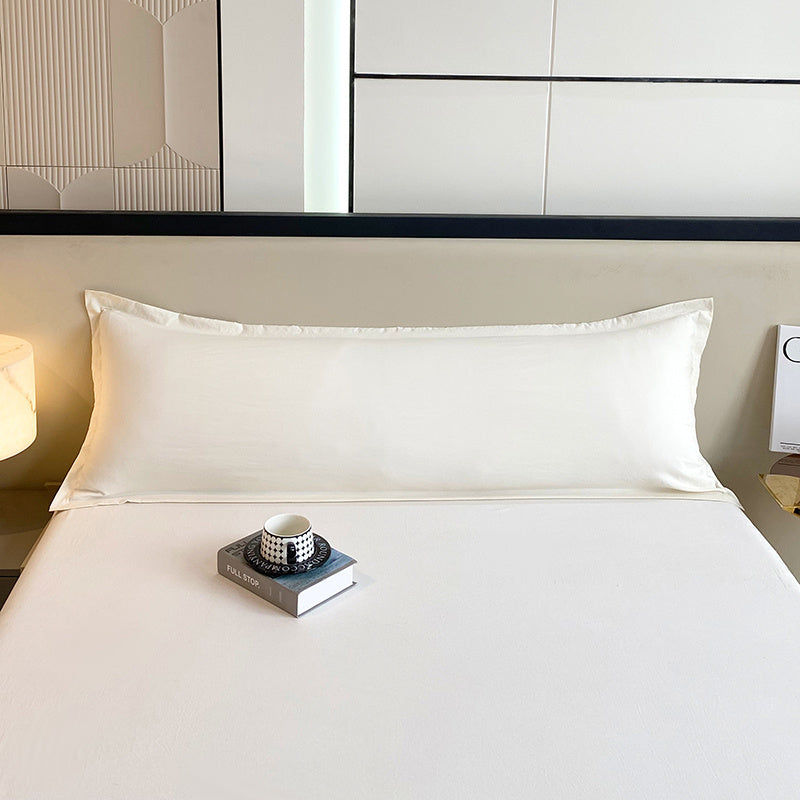 Solid Color Washed Cloud Long Pillowcase 100% Polyester Machine Washable