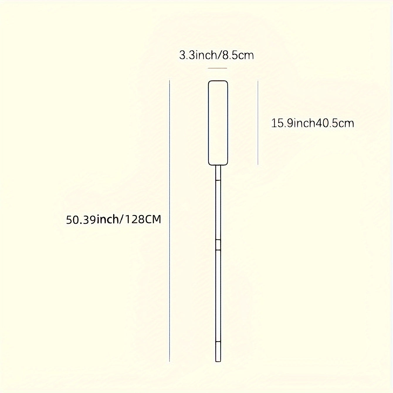 Yotoq tagamini tozalash uchun statik elektr to'plovchi, qiyin erishiladigan joylar uchun tozalash cho'tkasi