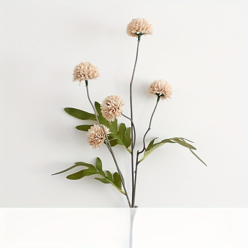 European-Style Artificial Dandelion Flower Decoration with Colorful Flowers