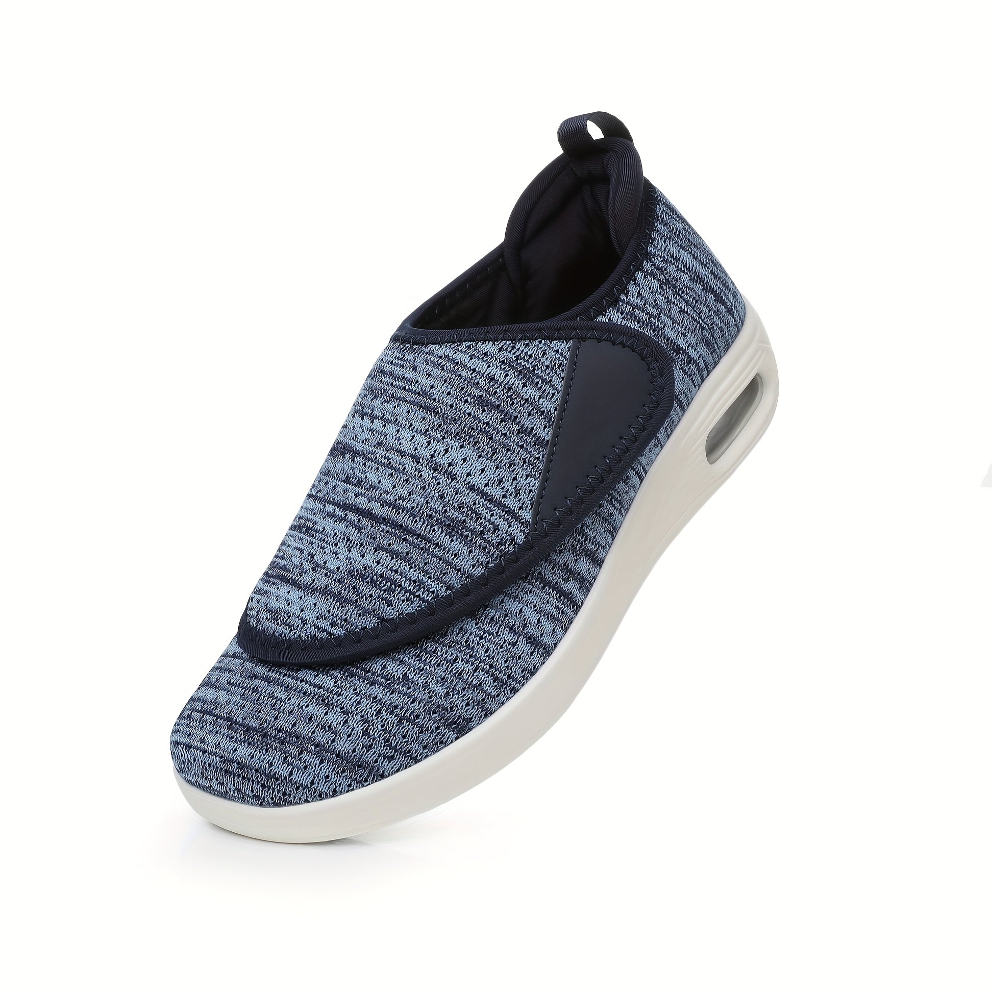 Women's Lightweight Adjustable Strap Walking Shoes Breathable Fabric Shock-Absorbing Outsole