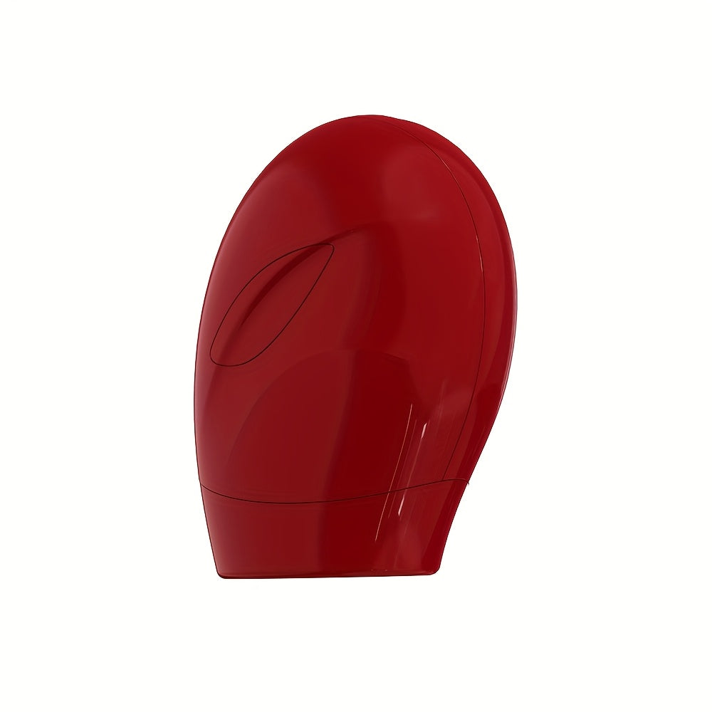 Qizil qo'l uskunasi, 3 ta teri parvarishi rejimi, USB orqali zaryadlanadigan, ergonomik dizayn, rangli yorug'lik bilan dam olish, uyda foydalanish, och bej parvarish aksessuarlari.