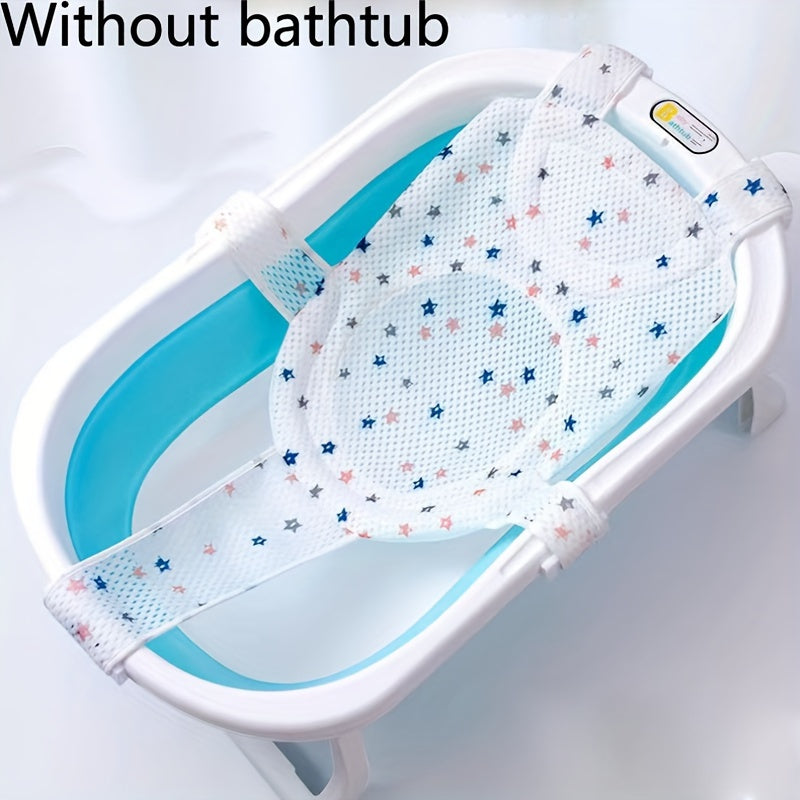 Мягкий полиэстеровый коврик для ванной с звездным узором в белом, розовом и синем цветах, разработанный для молодежи с регулируемыми противоскользящими свойствами.