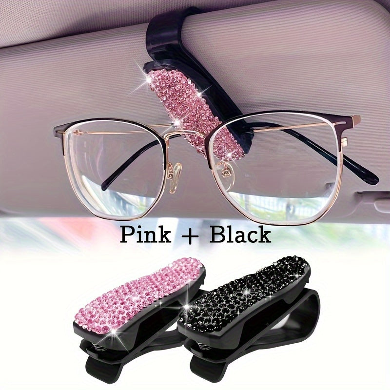 2 dona Avtomobil quyosh nuri ko‘zoynka tutgich klipi magnit charm bilan avtomobil aksessuarlari