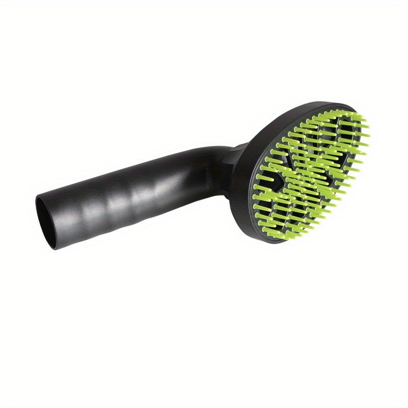 Plastic Pet Grooming Brush for Long-Haired Dogs and Cats 32mm Green Black
