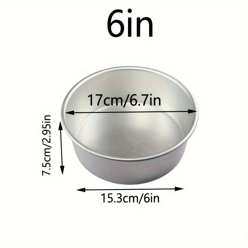 Aluminum Cake Pan Set Non-Stick Baking Pans for Chiffon and Desserts