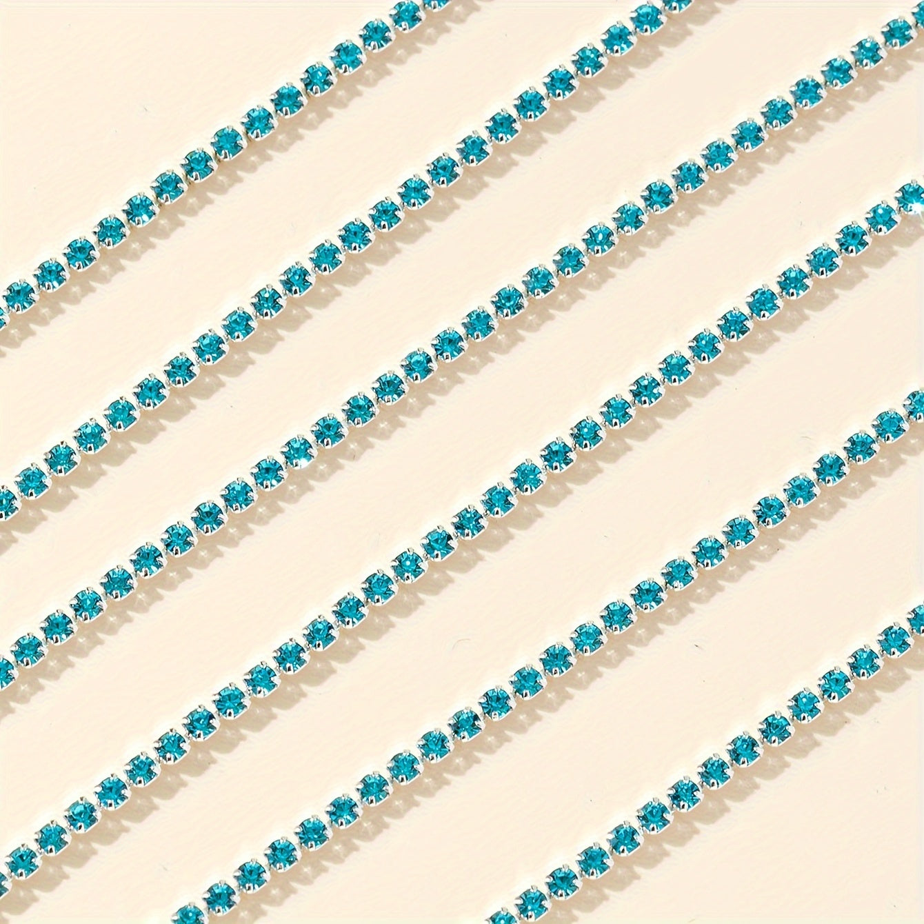 400cm Suv burg'ulash zanjiri, tirnoq san'ati uchun, super chaqnashli, professional foydalanish