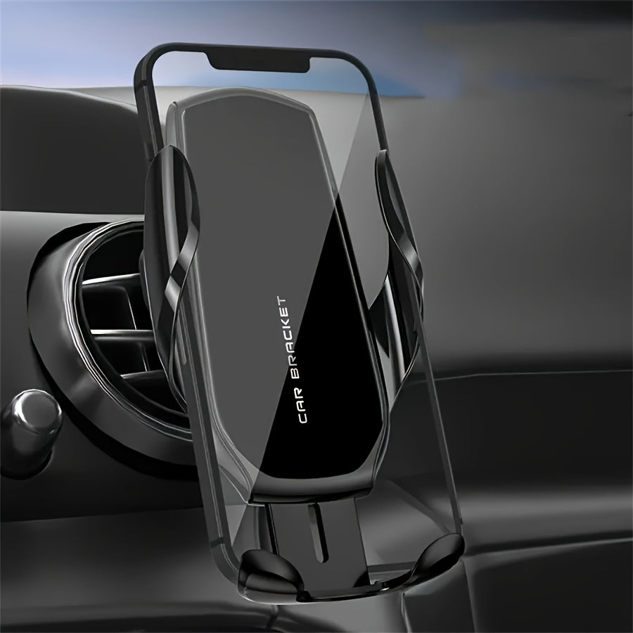 Soporte universal para teléfono de coche impermeable ABS con sensor de gravedad y soporte ajustable para rejilla