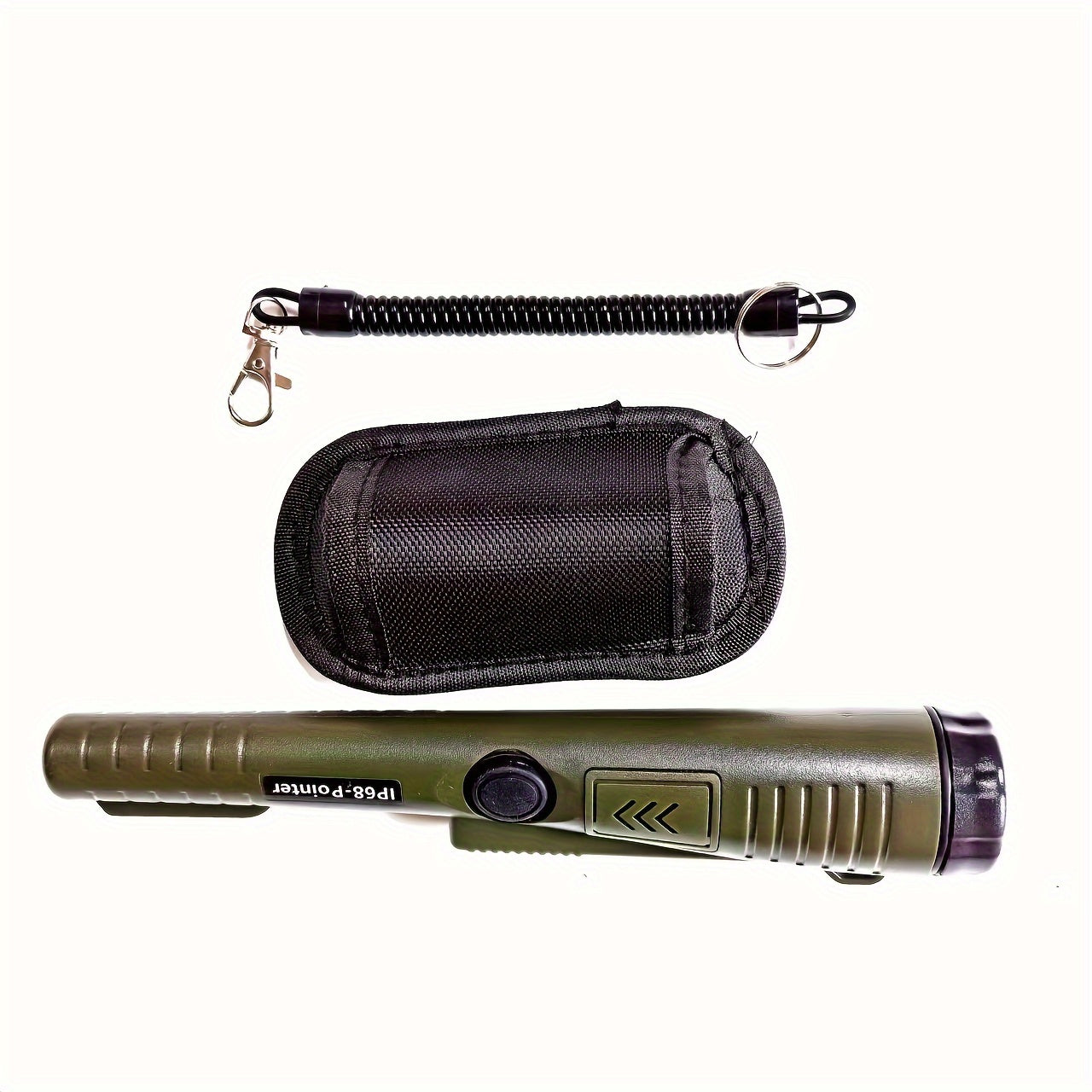 Handheld Metal Detector Pinpointer with 360° High Sensitivity Portable Sand Shovel Battery Powered