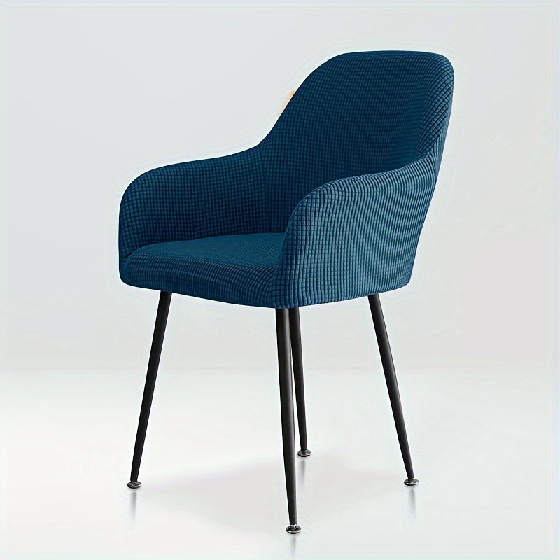 Zamonaviy uslubda yuqori qulaylik dizayni bilan cho'ziladigan mato stul qoplamasi, uy va mehmonxona ovqatlanish stullari uchun.