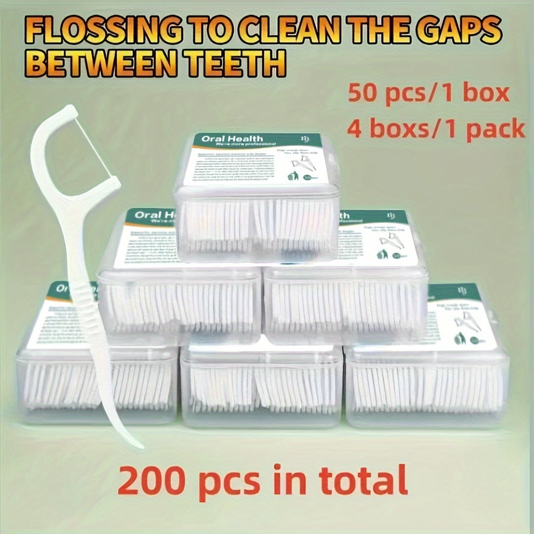 Disposable Dental Floss Stick Ultra-Fine Oral Care Portable Boxed