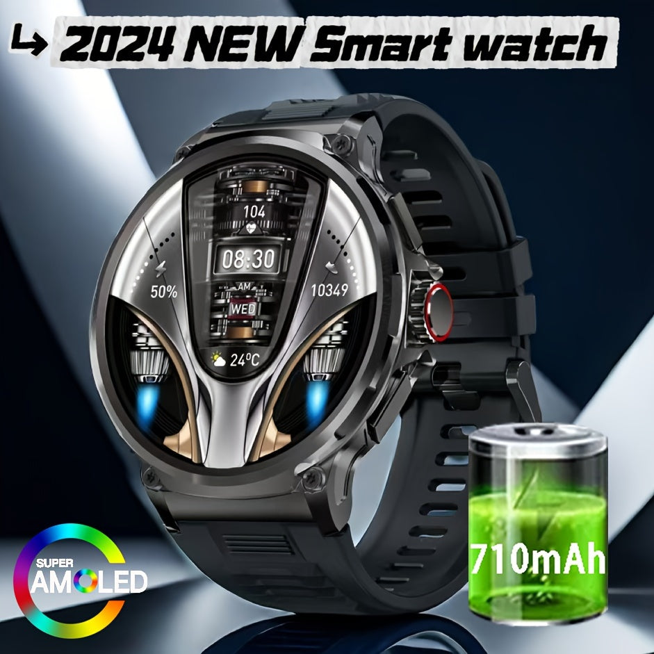 Reloj inteligente para deportes al aire libre con pantalla táctil HD, larga duración de batería, compatible con iPhone y Android