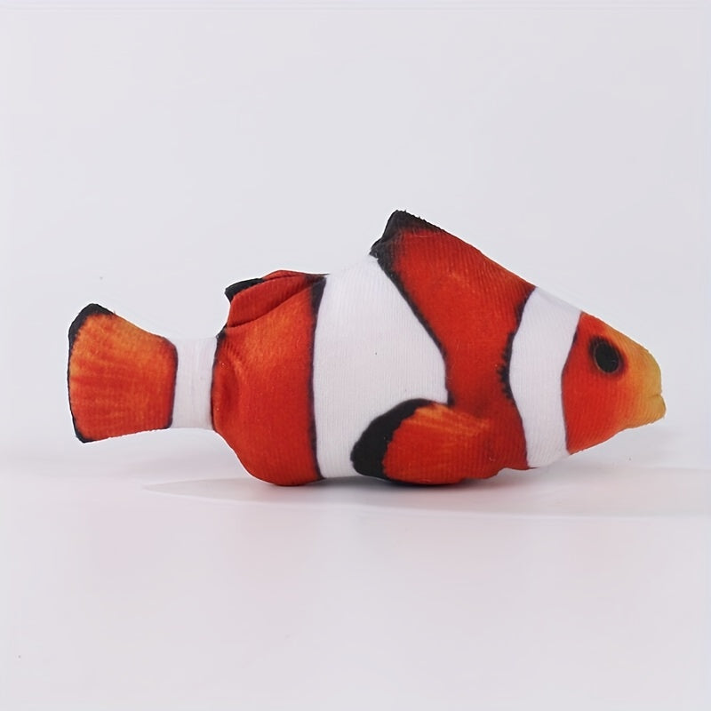 Cute Fish Plush Cat and Dog Teaser Toy for Interactive Play