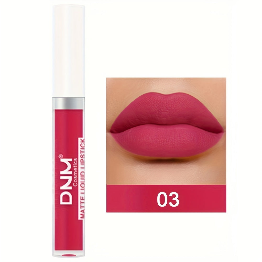 Brillo de labios mate a prueba de agua de larga duración para mujer con múltiples colores
