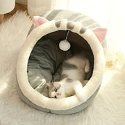 Indoor Cat Bed Tent in Sponge Material with Multiple Sizes