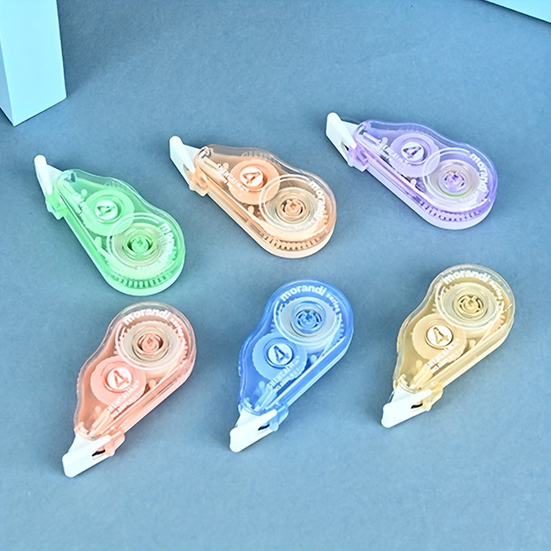 6 Pieces Correction Tape Set Large Capacity for School Use