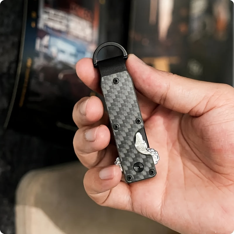 Minimalist Key Organizer Compact Metal Holder for 2-6 Keys Daily Use