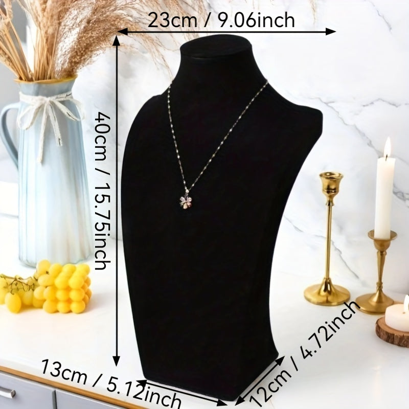 Velvet Jewelry Display Stand for Necklaces and Photography