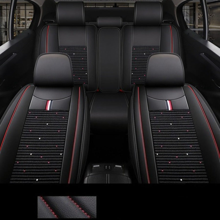 Funda de asiento de coche de verano transpirable de cobertura completa para sedán, 1.6L/1.4T