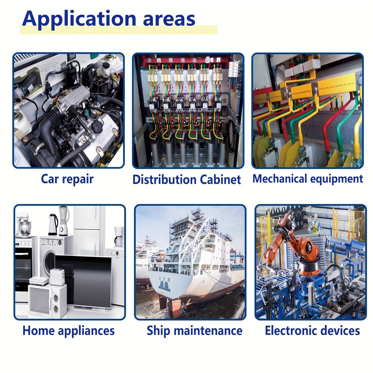 60PCS Battery Lug Ring Terminal Kit for Vehicles Ships Power Distribution