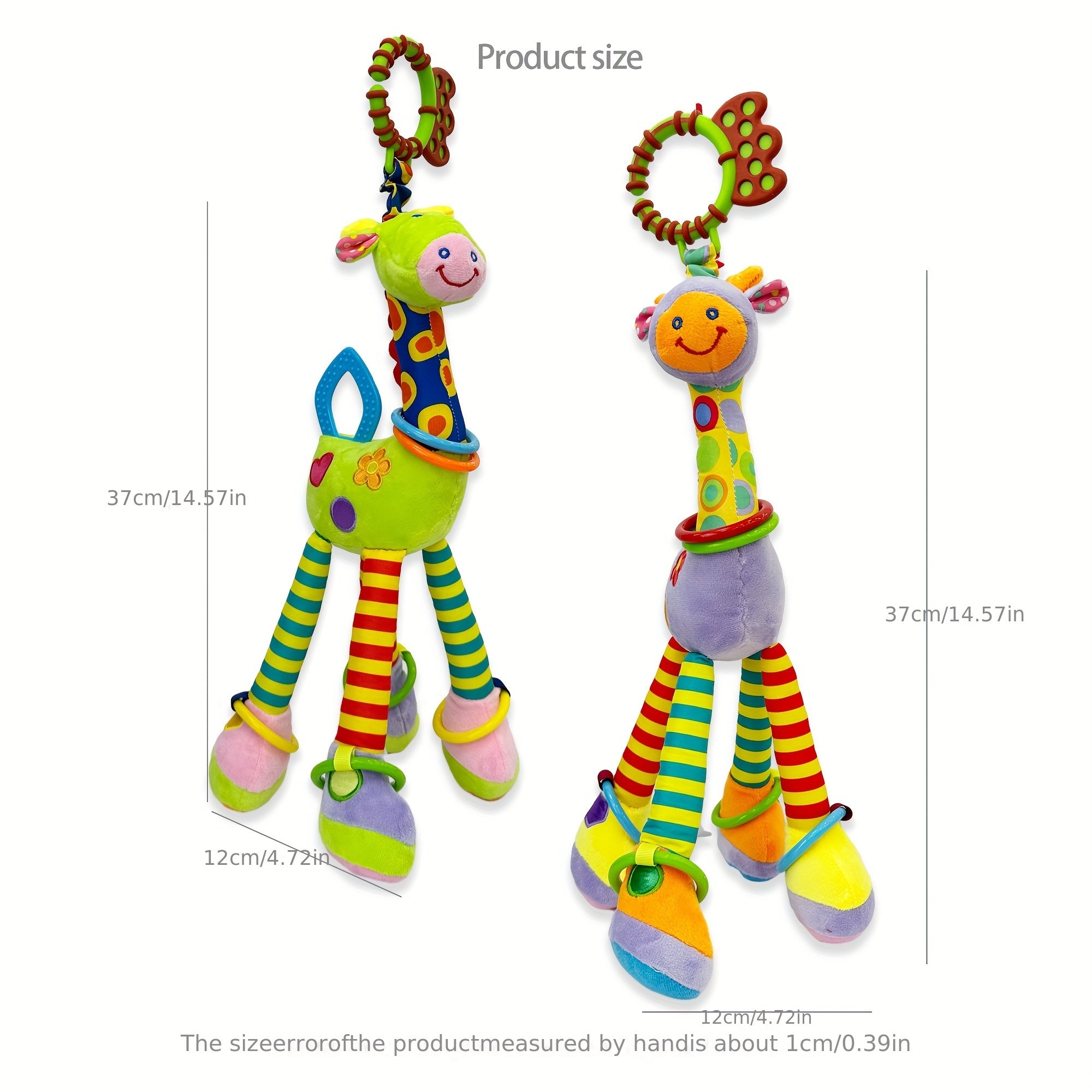 Baby Toy Stroller Pendant Grasping Toy for 0-3 Year Olds Christmas Holiday