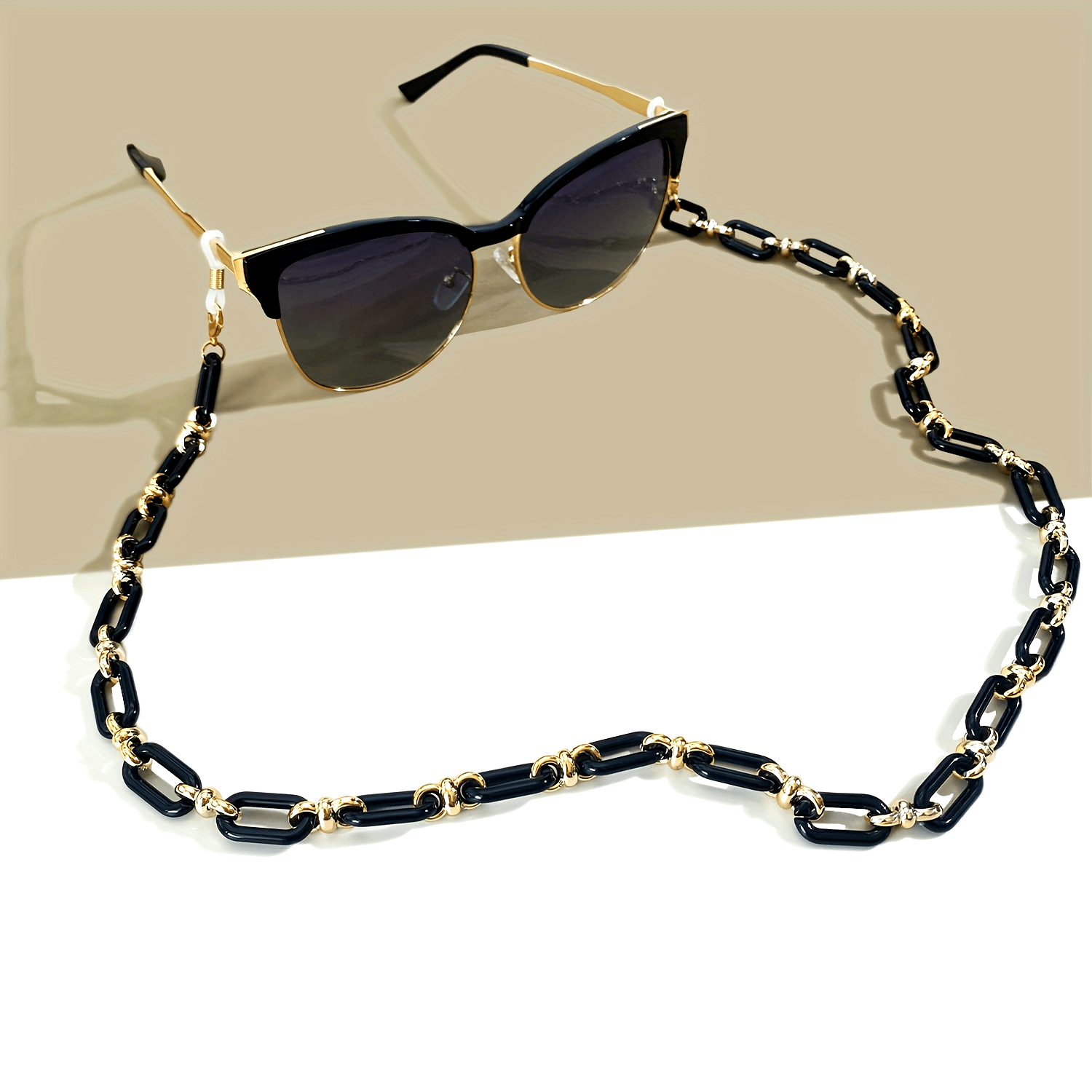 Women's Glasses Chain Acrylic Resin Adjustable Anti-Slip Eyewear Lanyard Sports Theme