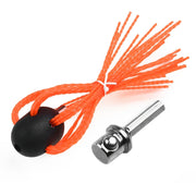 Nylon Brush Head with Reinforced Chimney Brush and Chrome-Plated Chuck Converter