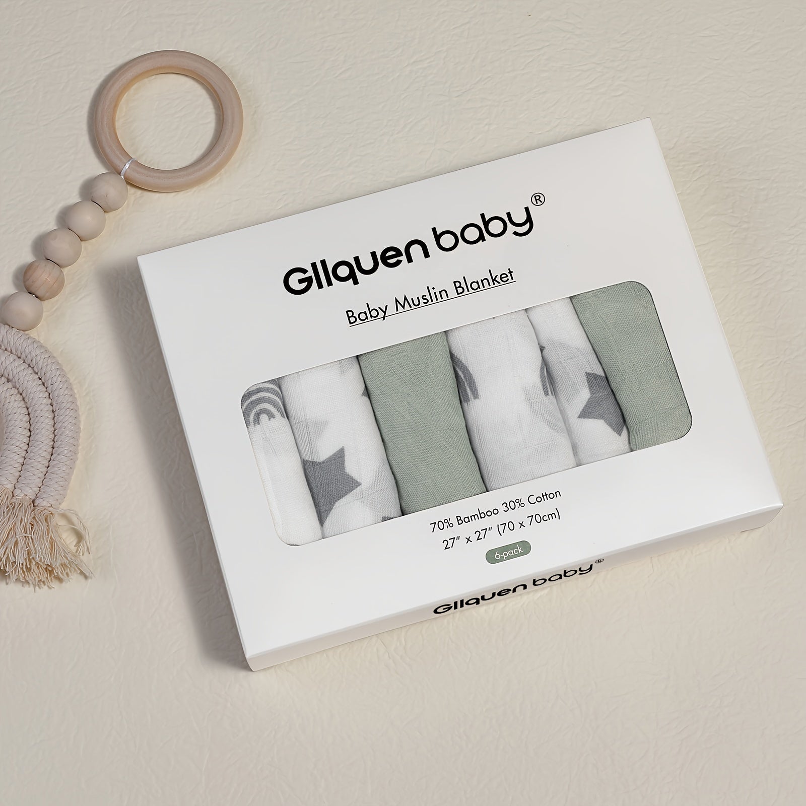 Шесть штук пеленок из хлопкового муслина, разработанных для обеспечения воздухопроницаемости, мягкости и тонкости для максимального комфорта. Эти впитывающие покрытия идеально подходят для того, чтобы ваш малыш был уютным и сухим.