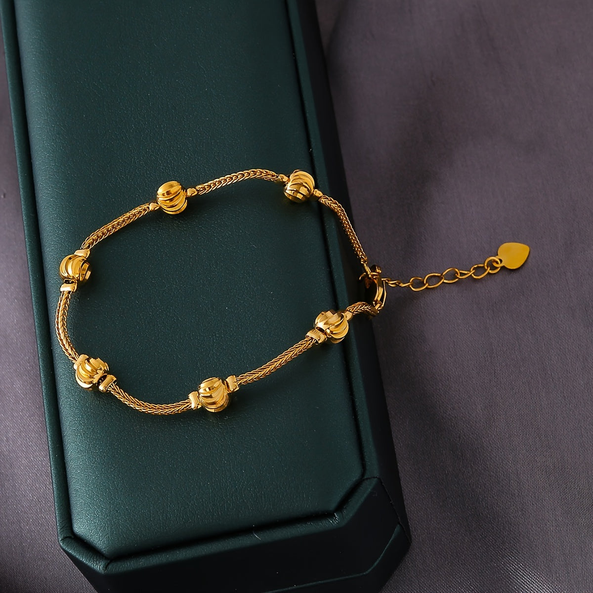 Gold-Plated Copper Bracelet for Women Court Design Elegant Jewelry