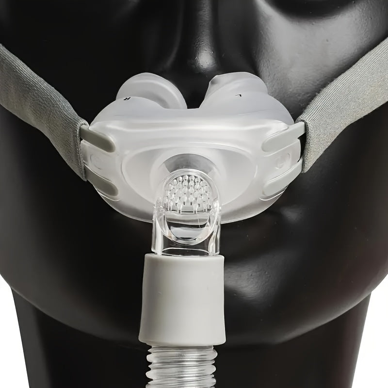 Nasal CPAP Mask Kit with Adjustable Headgear and Multiple Nasal Pillow Sizes for Sleep Apnea