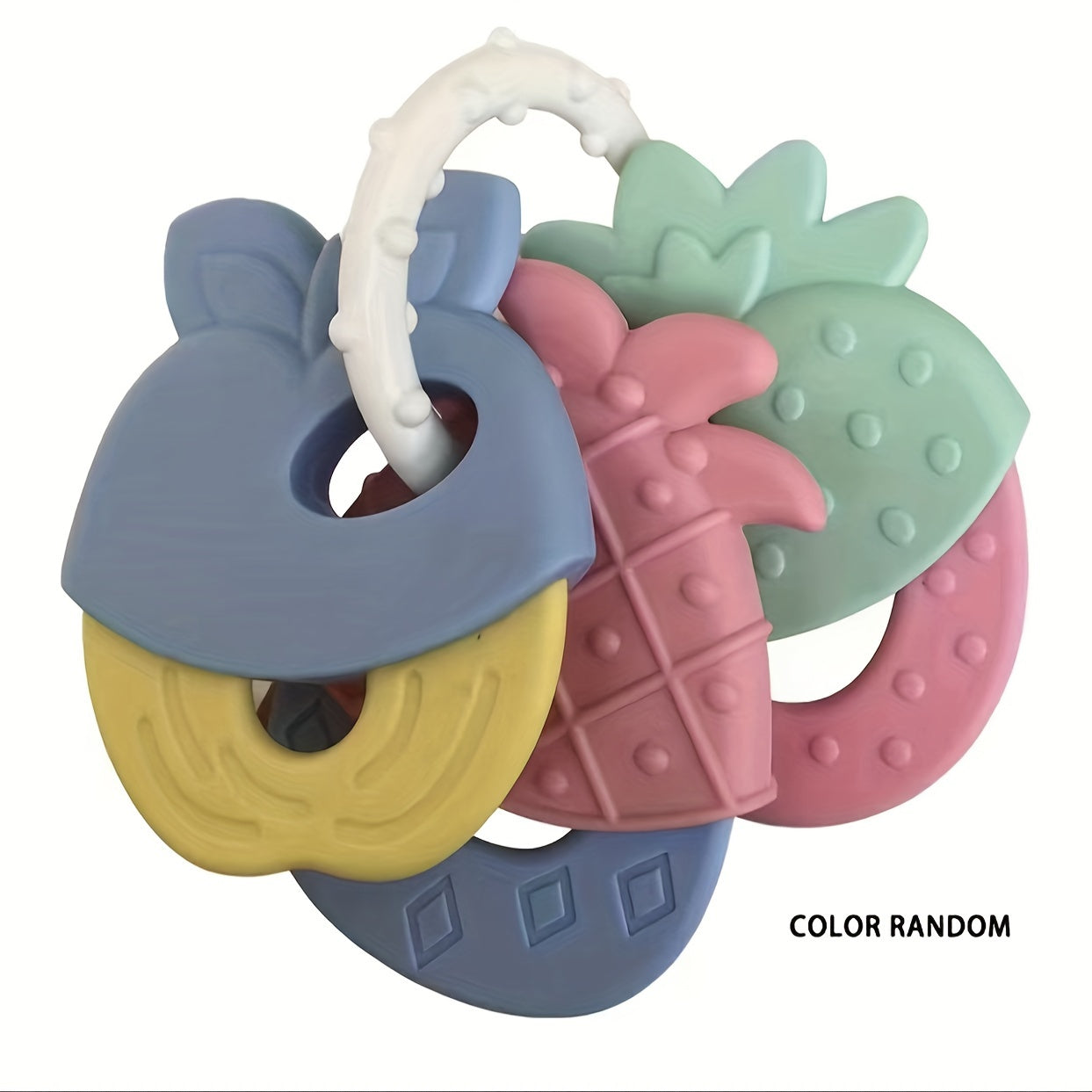 Colorful ABS Resin Teething Toys for Babies 0-3 Years Old