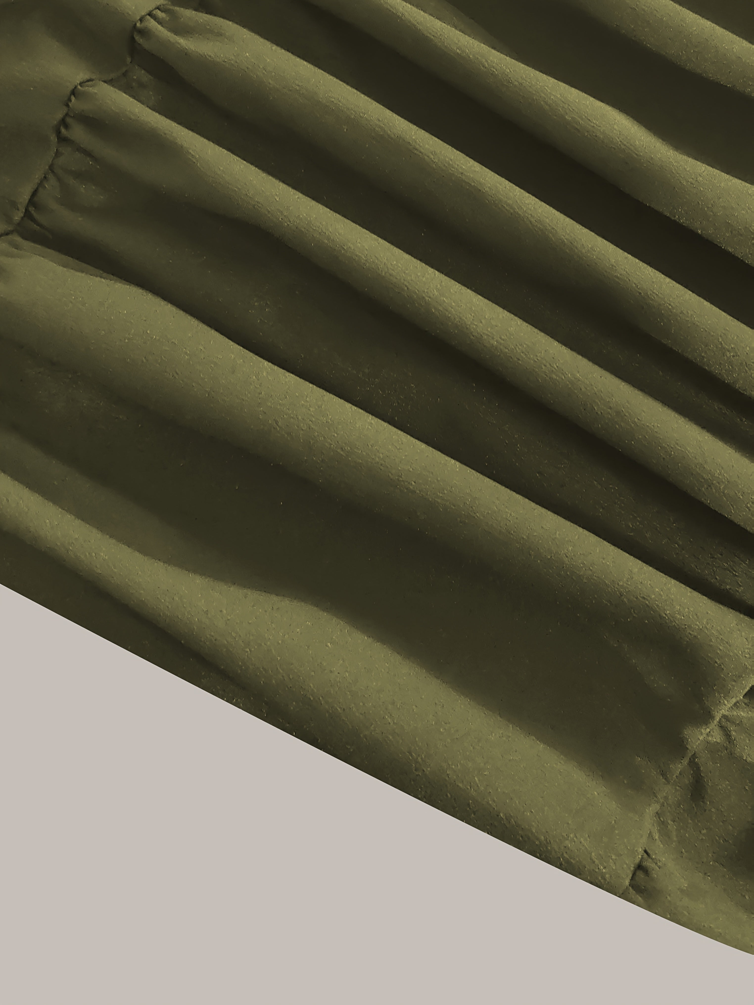 Plus Size Women's Ruched Tiered Skirt Elastic Waist Midi Flared Solid Color Summer Spring