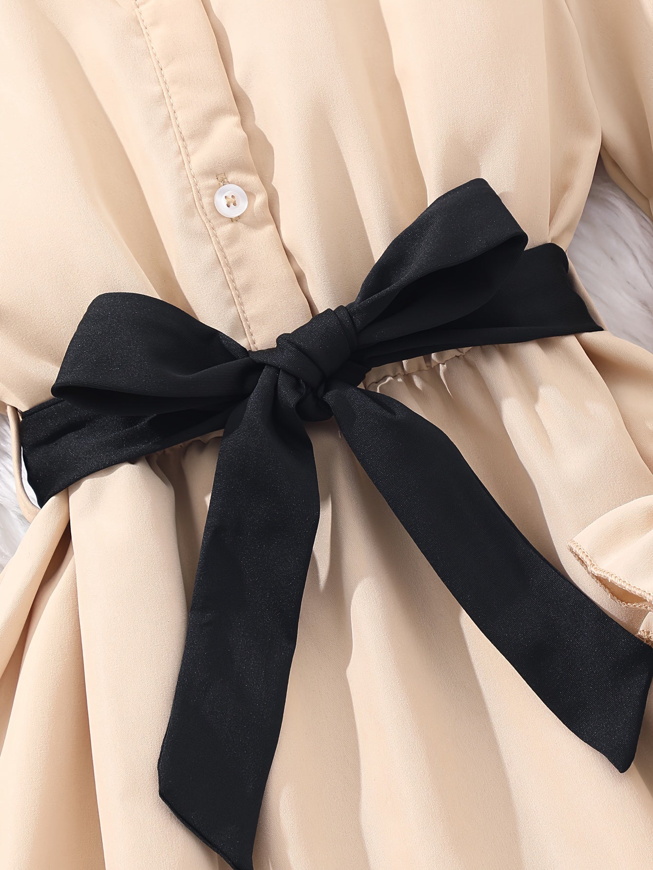 Girls Large Size Fall Winter Two-Piece Set Polyester Solid Color Outdoor Activities