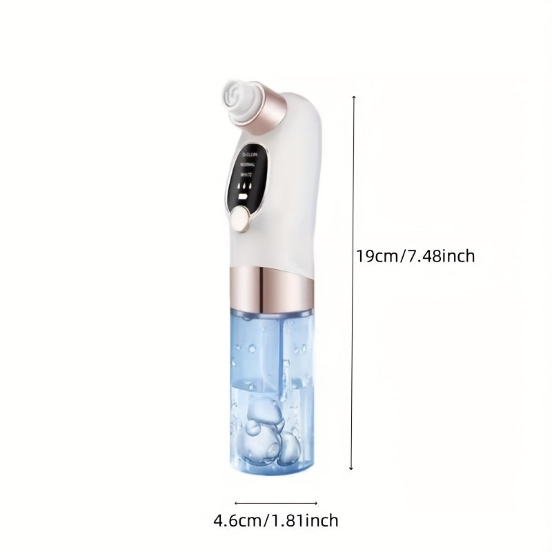 Removedor de puntos negros recargable por USB con circulación de agua y boquillas intercambiables