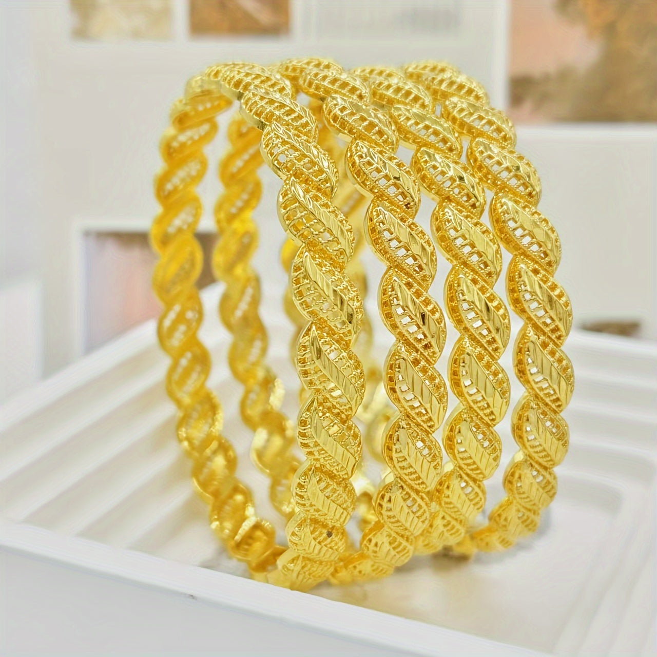 Women’s Copper Cuff Bracelet Minimalist Stylish Jewelry Gift Accessory