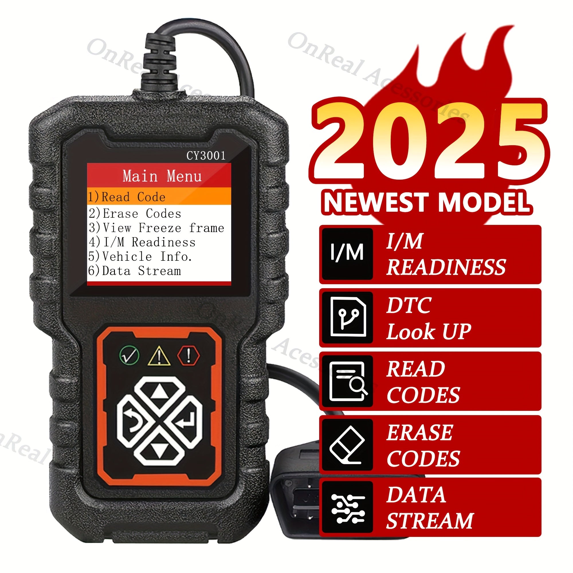 Диагностический сканер OBD2 для всех автомобилей с OBD II, тест неисправностей двигателя