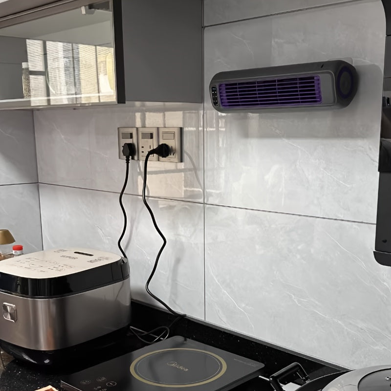 Portativ havo tozalovchi ventilyator, hidni yo'qotish funksiyasi bilan, USB orqali zaryadlanadigan, yengil va jim, uy va avtomobil uchun - Antrasit rang, ko'p maqsadli, energiya tejamkor, uy joylarini sovutadi va yangilaydi.