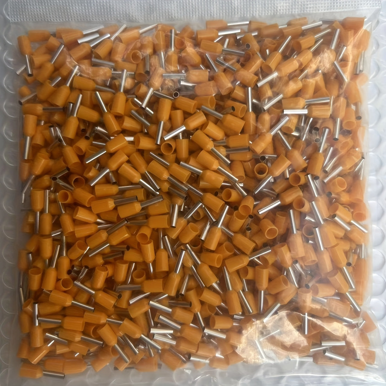 Rangli kodlangan izolyatsiyalangan ferrulalar, crimp terminali to'plami, 1000 dona, bronza, elektr simlari