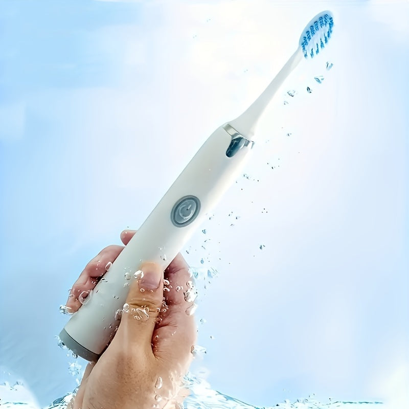 Electric Travel Toothbrush Set with 3 Brush Heads for Whitening and Portability