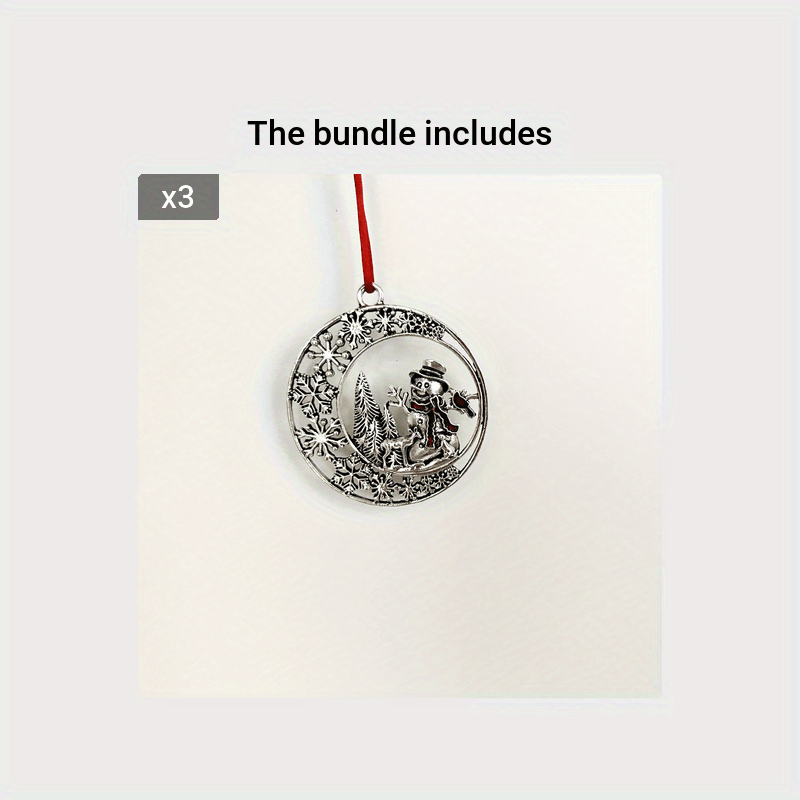 Handcrafted Rustic Metal Christmas Tree Ornament for Holiday Decor