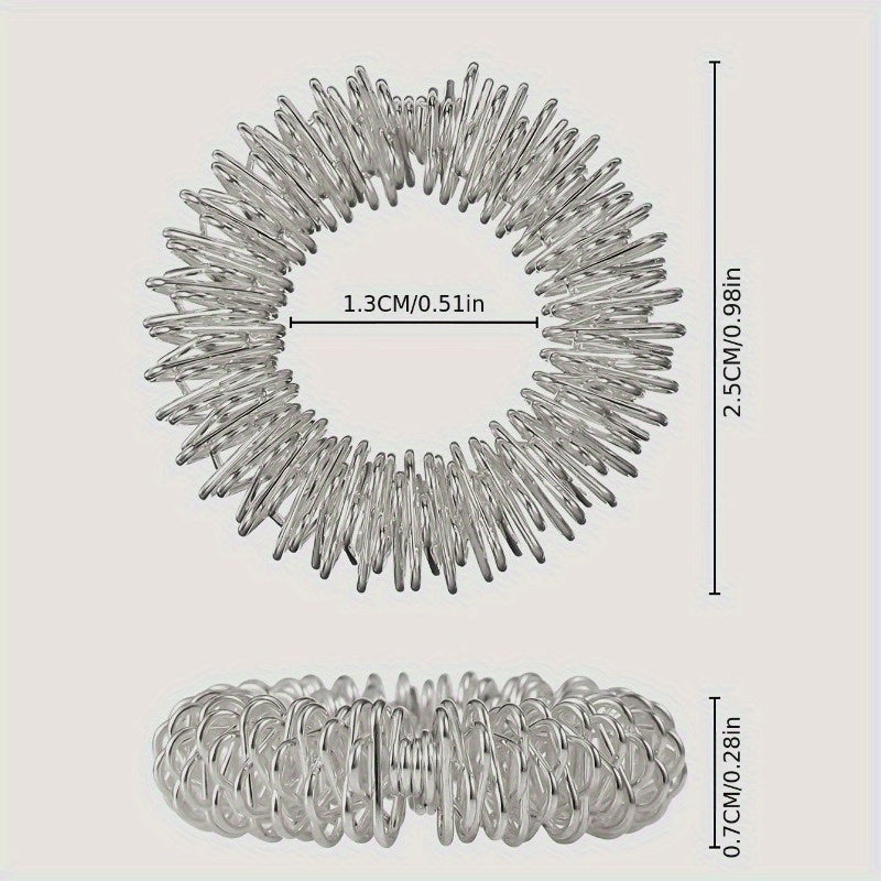 Colorful Mini Spring Finger Massager for Stress Relief for Men and Women